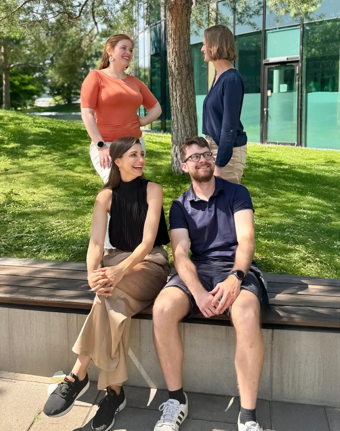 Teamfoto von den Gründern
