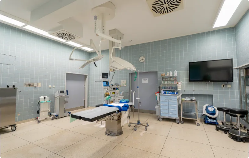 Ein Operationssaal in Krankenhaus Maria Hilf Warstein