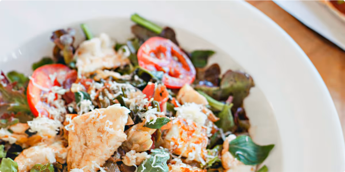 Ein Salat aus der Maria Hilf Warstein Krankenhaus Küche