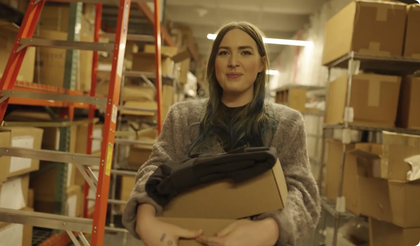 image of women in store room