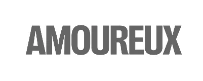 The word amoureux on a white background.