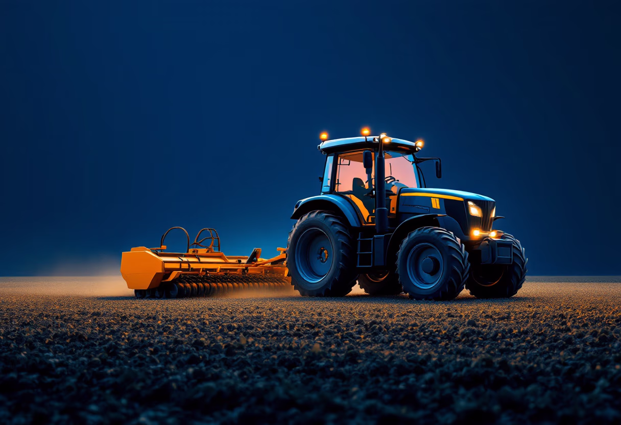 image of tractors sowing seeds