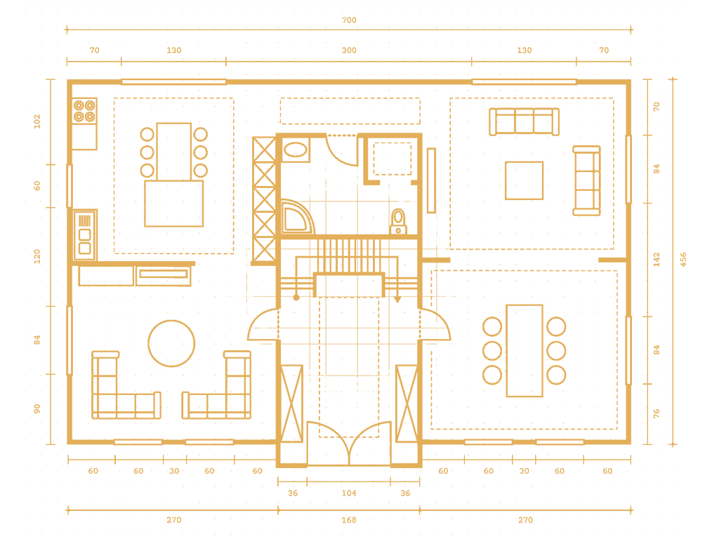 Blueprint of property