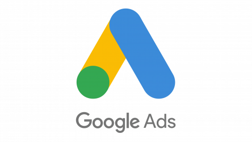 Google Ads logo with a stylized A in blue, yellow, and green above the text 'Google Ads'.