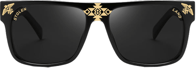 Oakanda Eyewear Flat Top Black Stolen Land