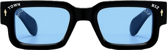 Oakanda Eyewear Rectangular Black Blue
