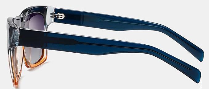 Oakanda Eyewear Square Blue Orange