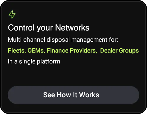 Network and buyer group controls as to who can see vehicles.