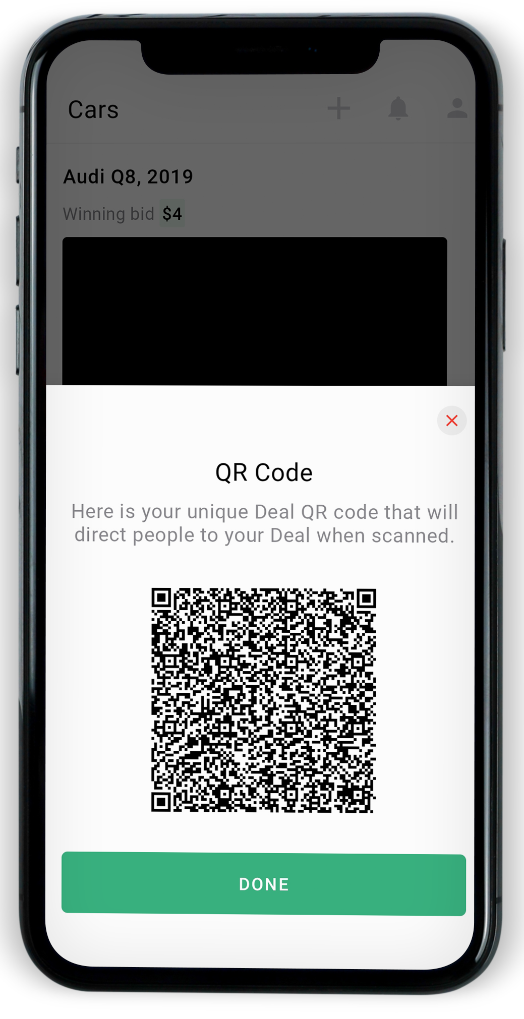 release payment with QR code