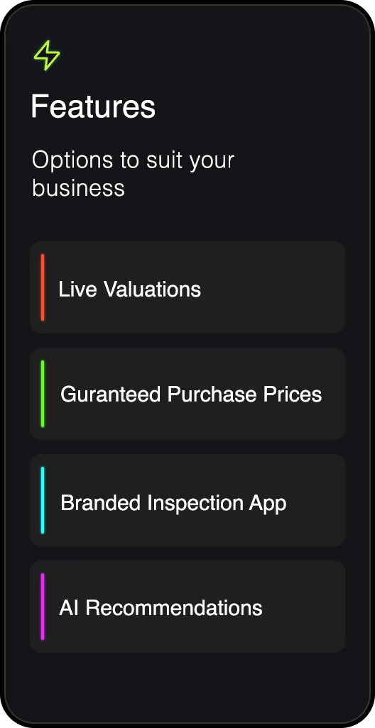 market vehicle listing
