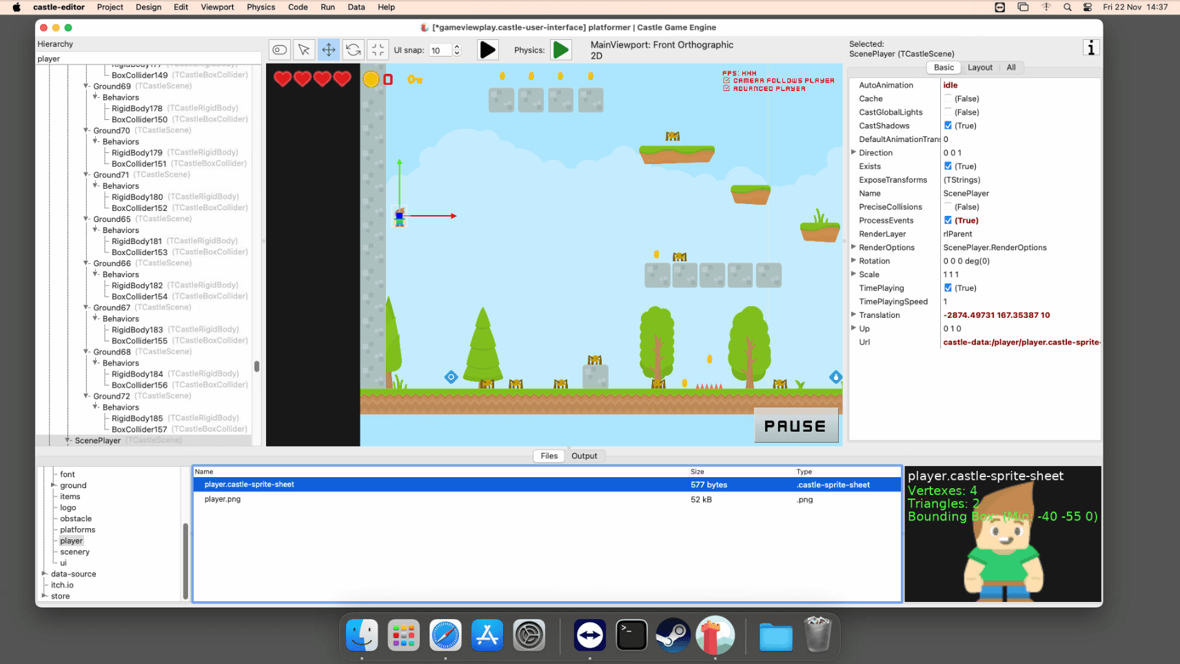 MacStadium FOSS Castle Game Engine Interface