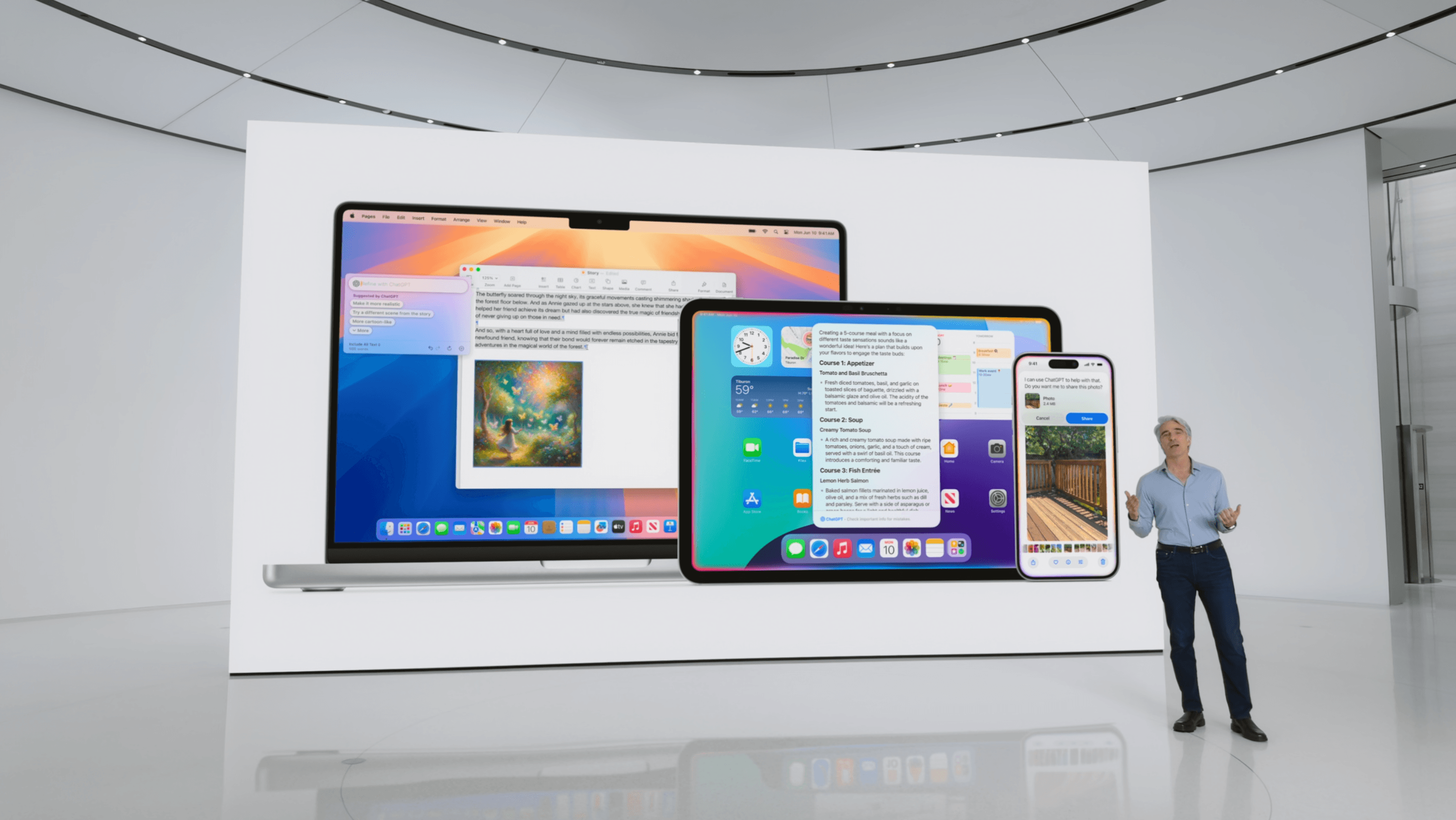 WWDC 2024 Apple Intelligence ChatGPT integration