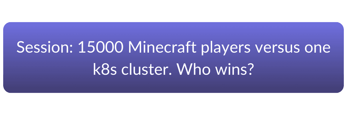 KubeCon 2023 Minecraft Session