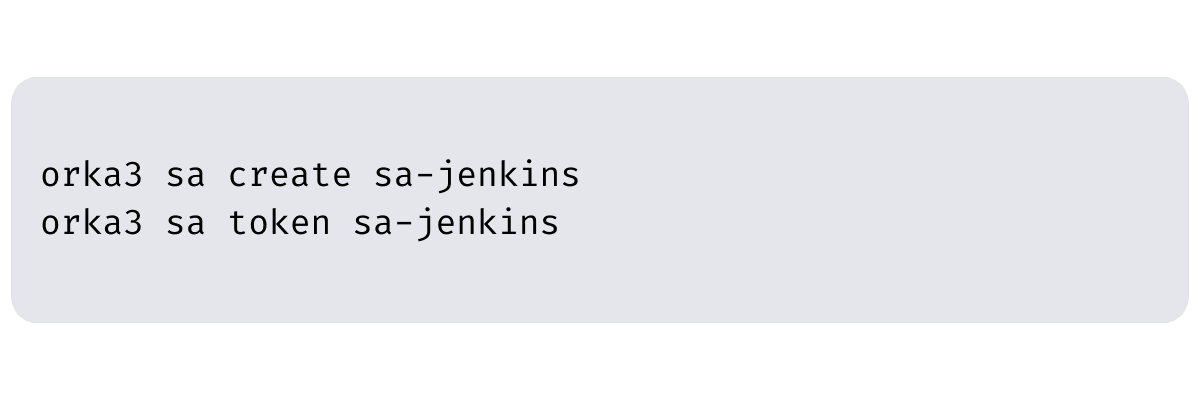 Orka 3.0 user management commands