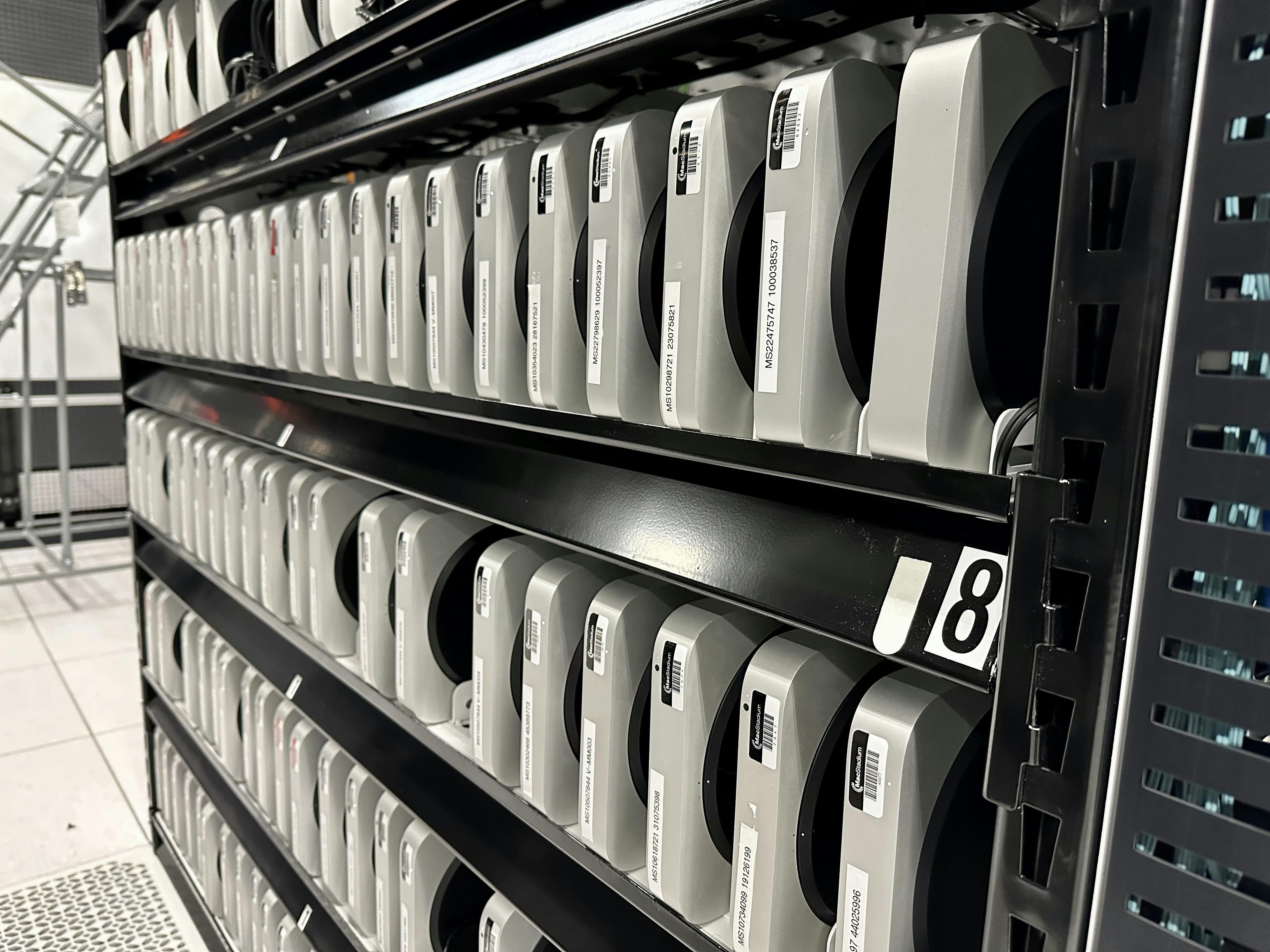 Image showing MacStadium Mac mini M2 pro rack.