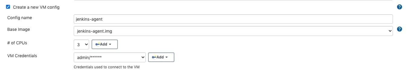Mac VM config details for Jenkins agent