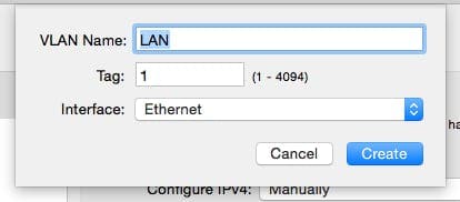 Image showing how to name your VLAN.