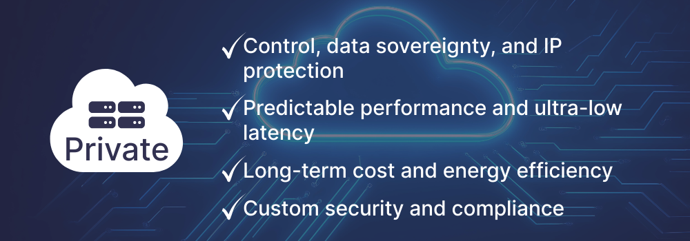 What are the advantages of on-premises environments?