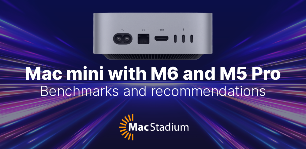 Mac mini with M6 and M5 Pro