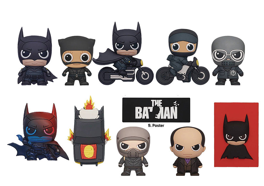 THE BATMAN MOVIE 3D FOAM BAG CLIP DISPLAY CASE 24