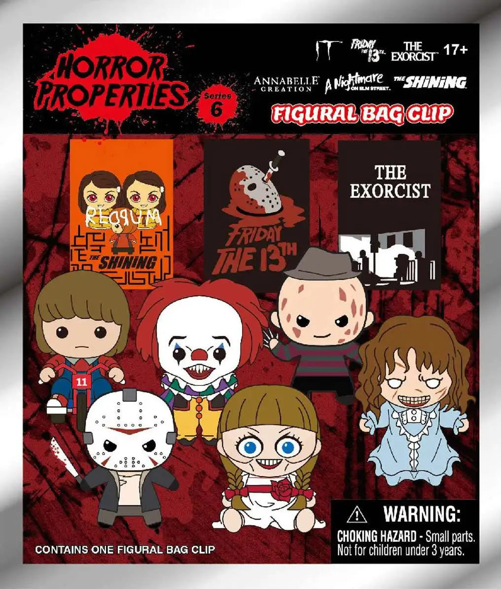 Warner Brothers Horror S6 3D Foam Bag Clip Display Case 24