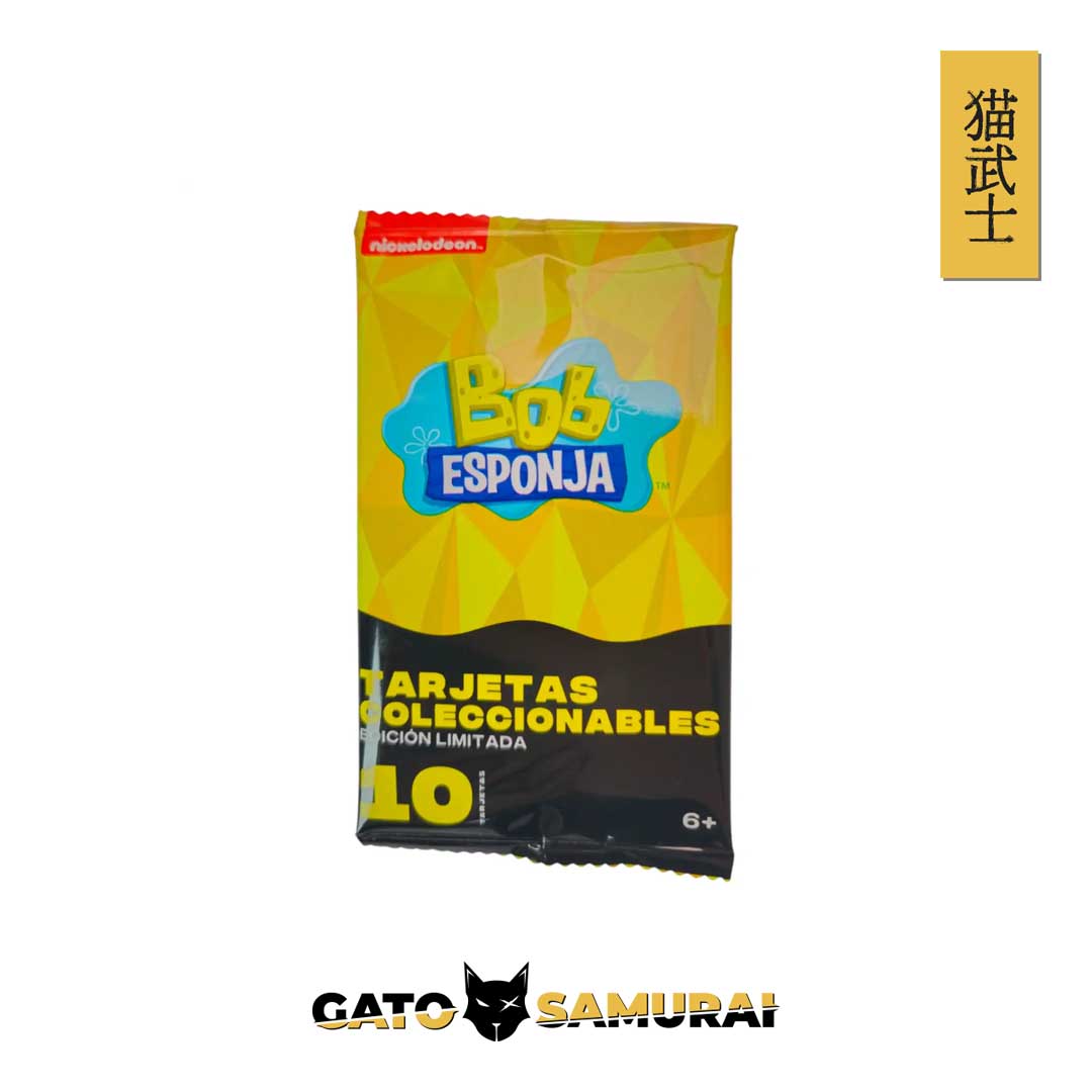 Sobre de tarjetas coleccionables Bob Esponja Nickelodeon