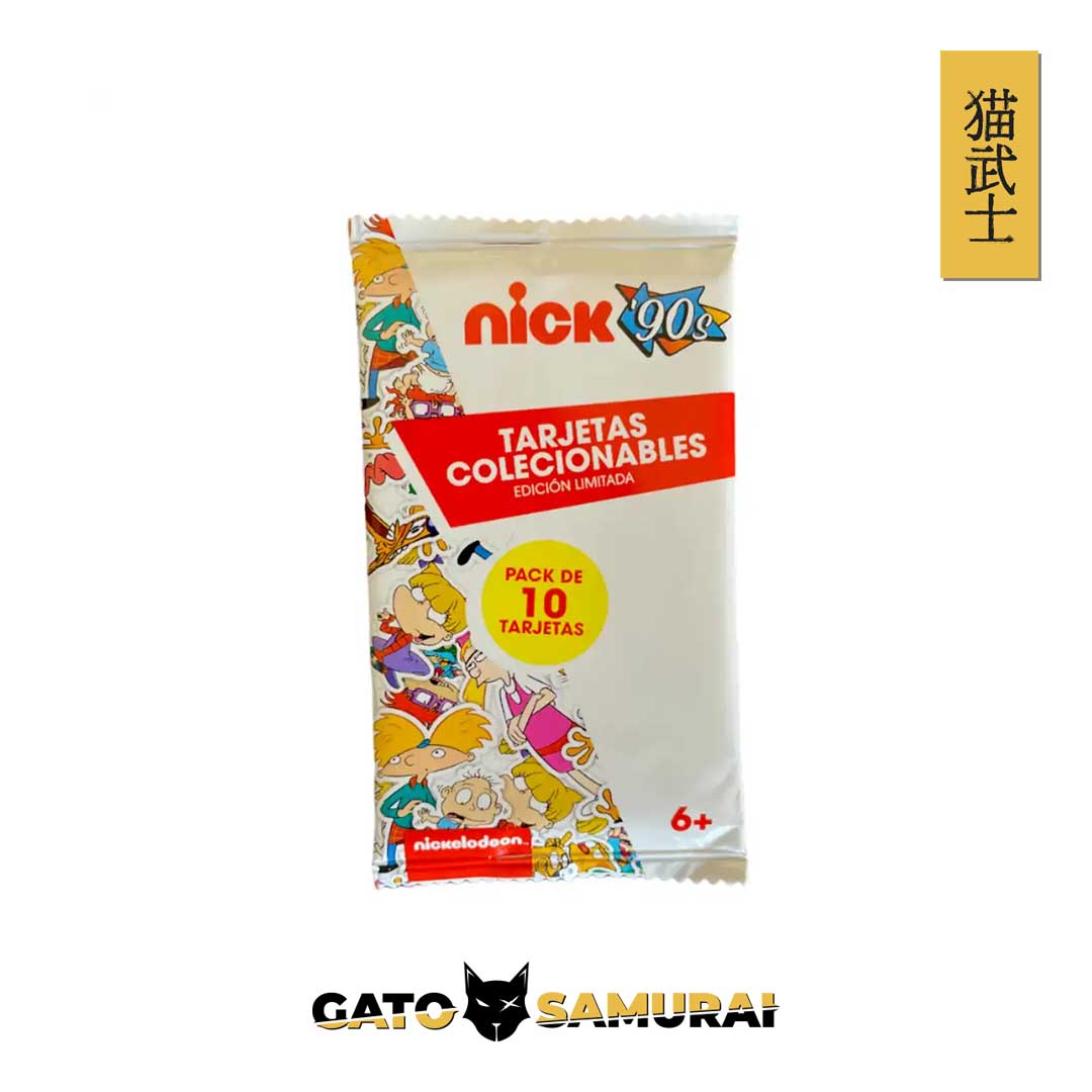 Sobre de tarjetas coleccionables Nick 90