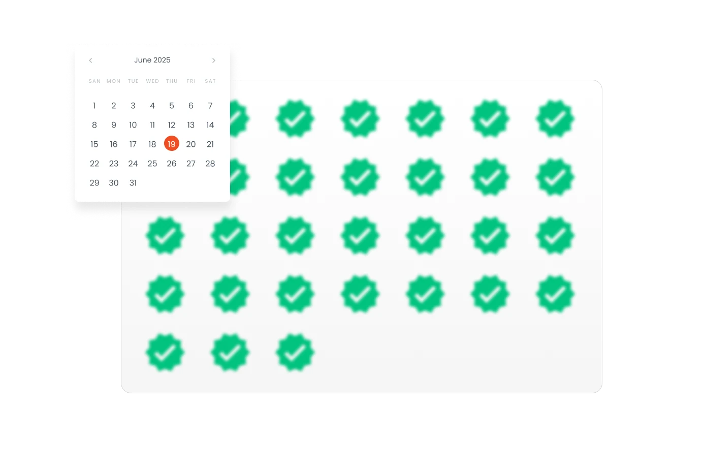 Dashboard mockup