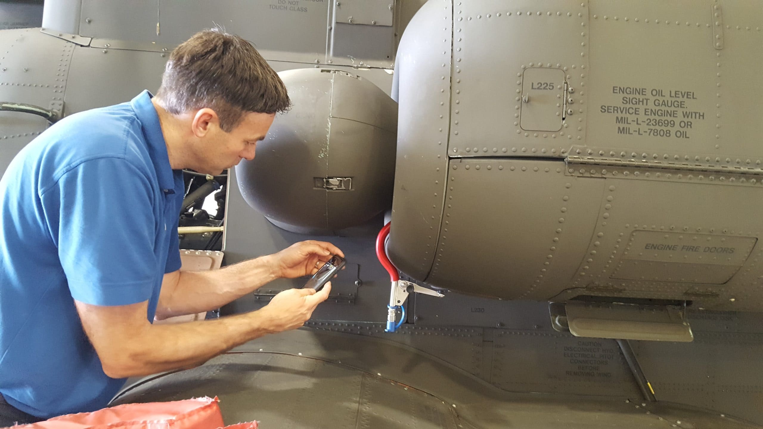 Testing a man aircraft 