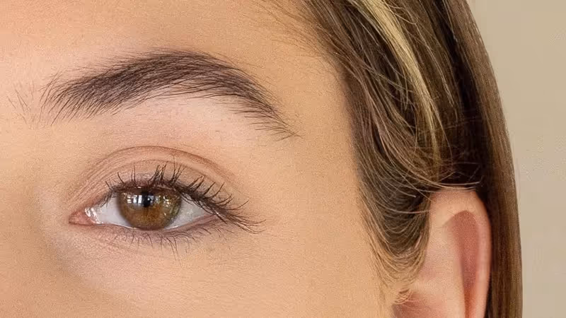 Brow Lamination is a treatment that smooths and straightens eyebrow hairs in the desired direction for a sleek, uniform look. The process involves lifting the brows to fill in gaps and enhance their natural shape. Brow shaping and custom-blended tint is included.