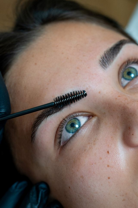 Results after brows microblading