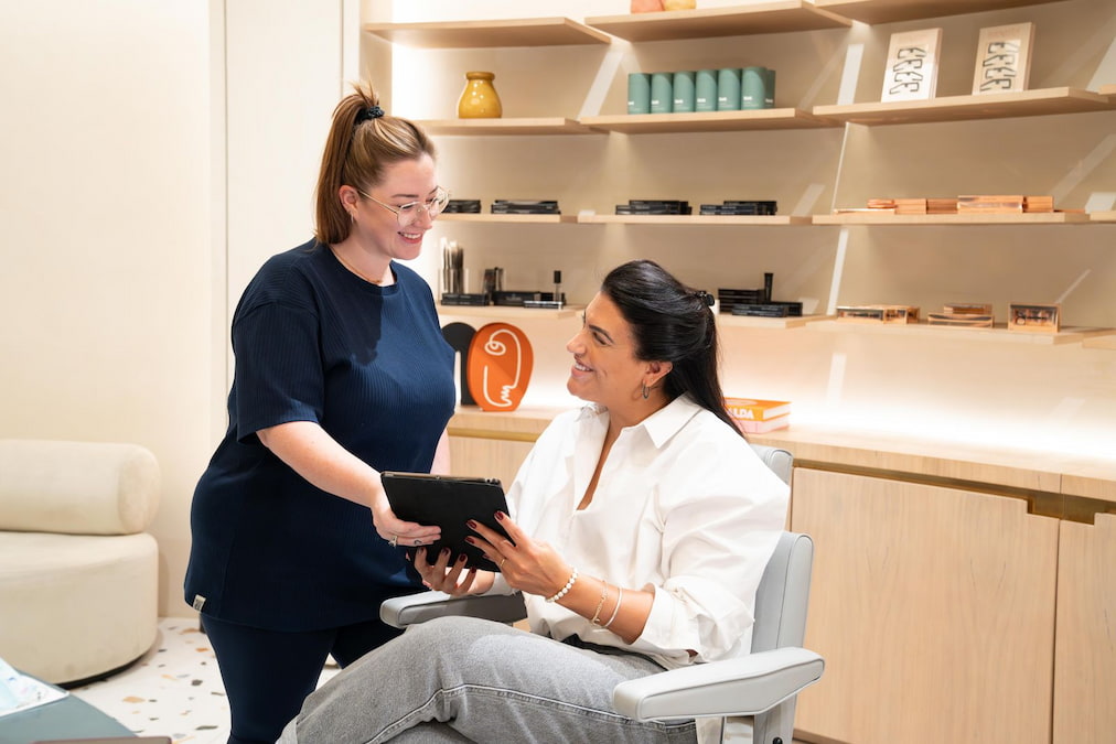 Consultation with Brau cosmetologist