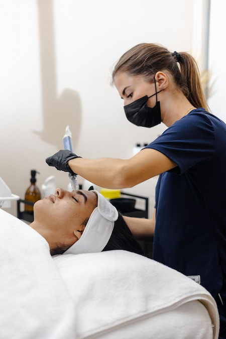 SkinPen Microneedling treatment at Brau Studio