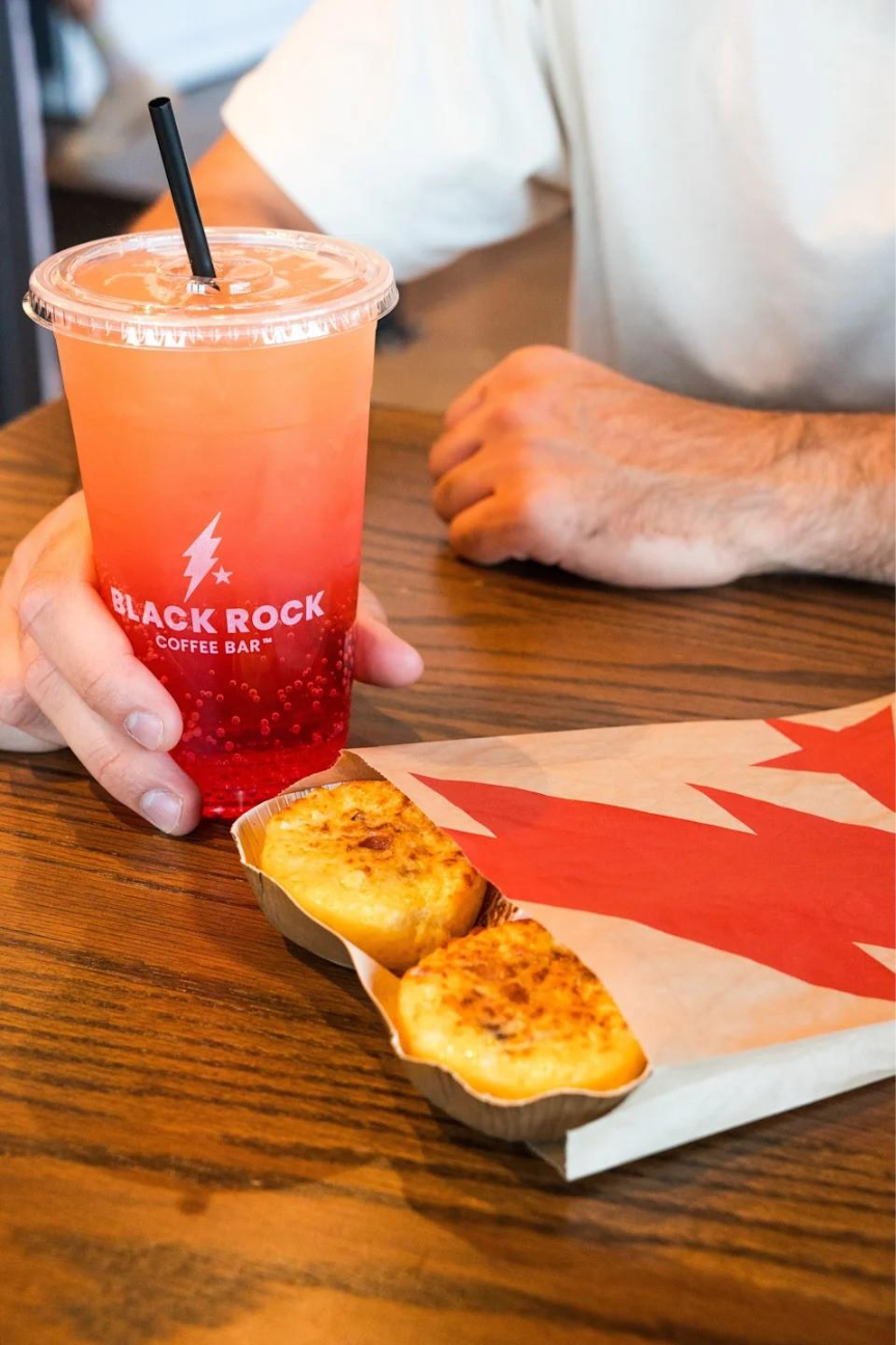 Black Rock&#39;s delicious egg bites are now served warm and ready to pair with a favorite drink. This high-protein option is perfect for mornings, quick lunches, or satisfying afternoon cravings.