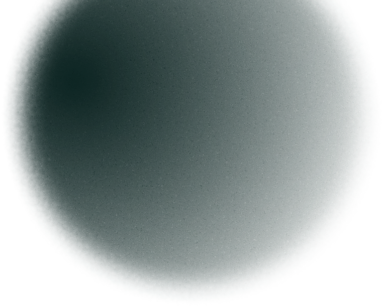 Dark green circular gradient with a soft blurred edge on a transparent background.