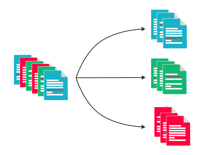 text classification illustration