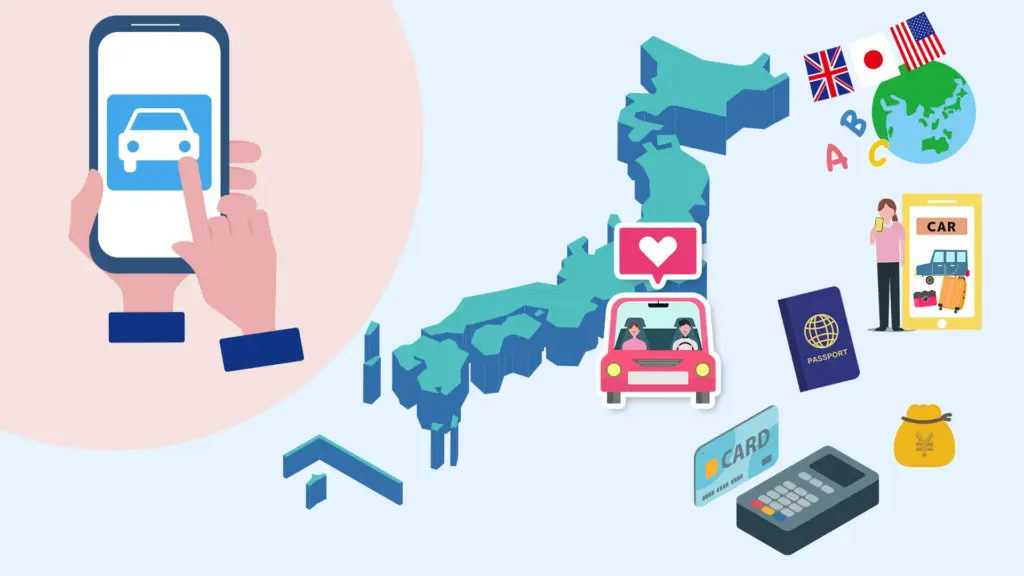 国内・海外レンタカーOTAサイトの比較イメージ