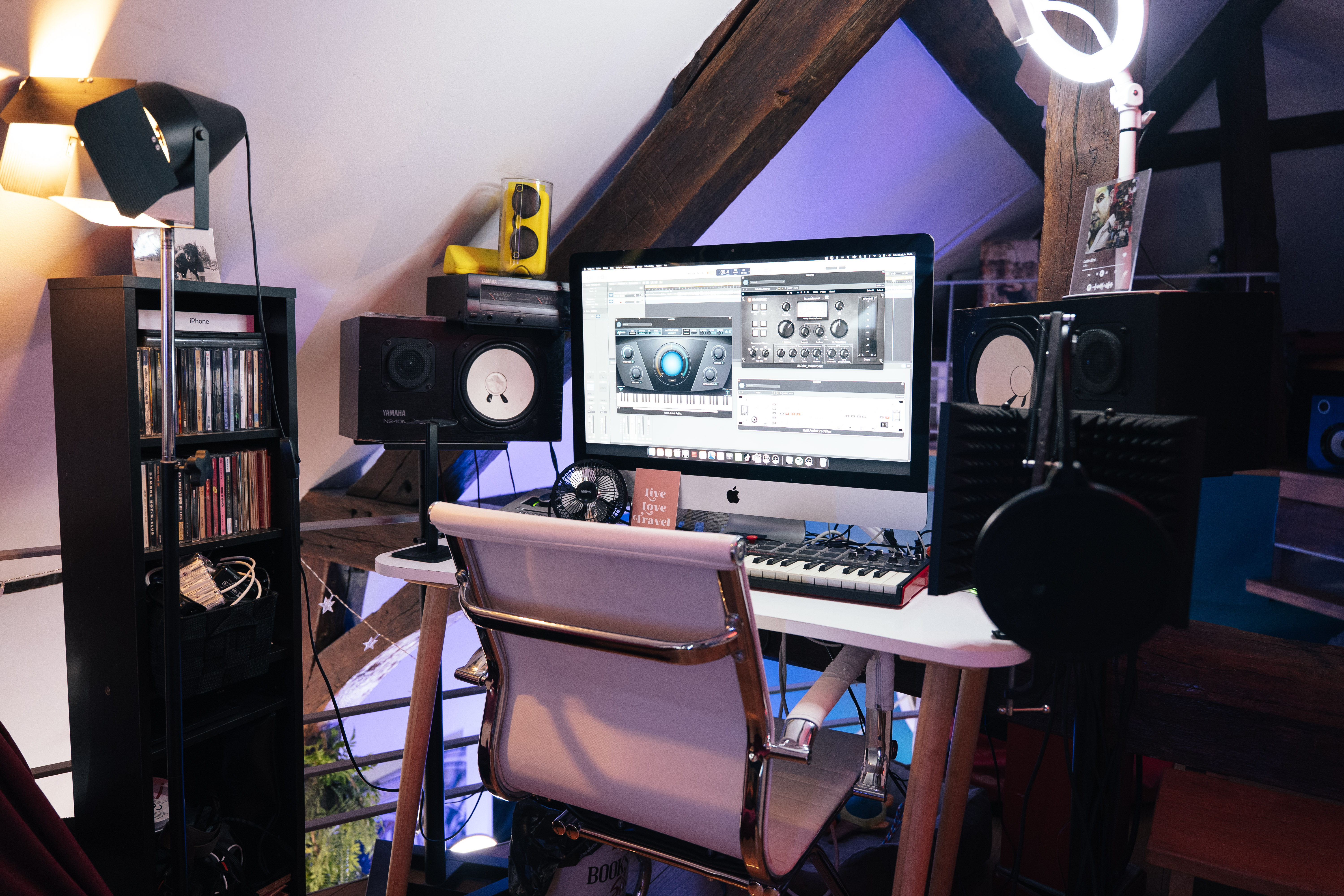 [background image] image of recording equipment (for a musician & band)