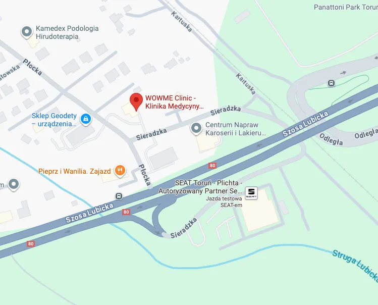 mapa-dojazdu-klinika-WOWME-Torun