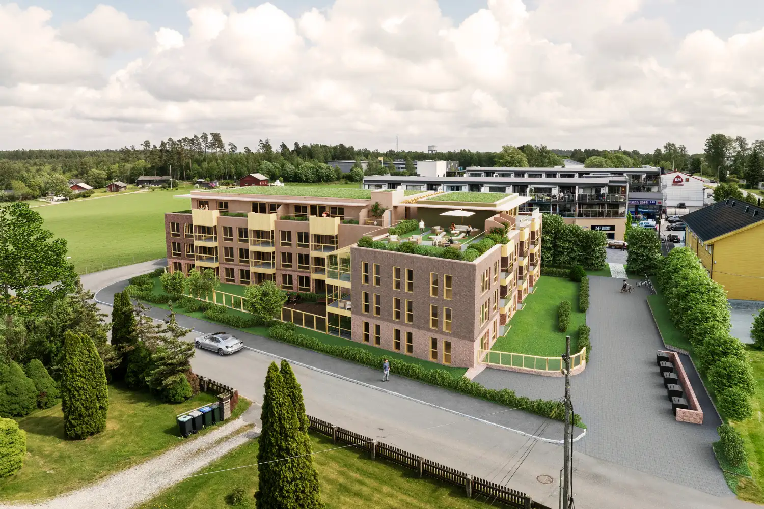 Boligprosjekt Karlshus Terrasse i Råde