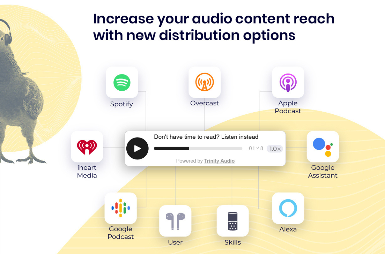 Increase your audio content reach with new distribution options