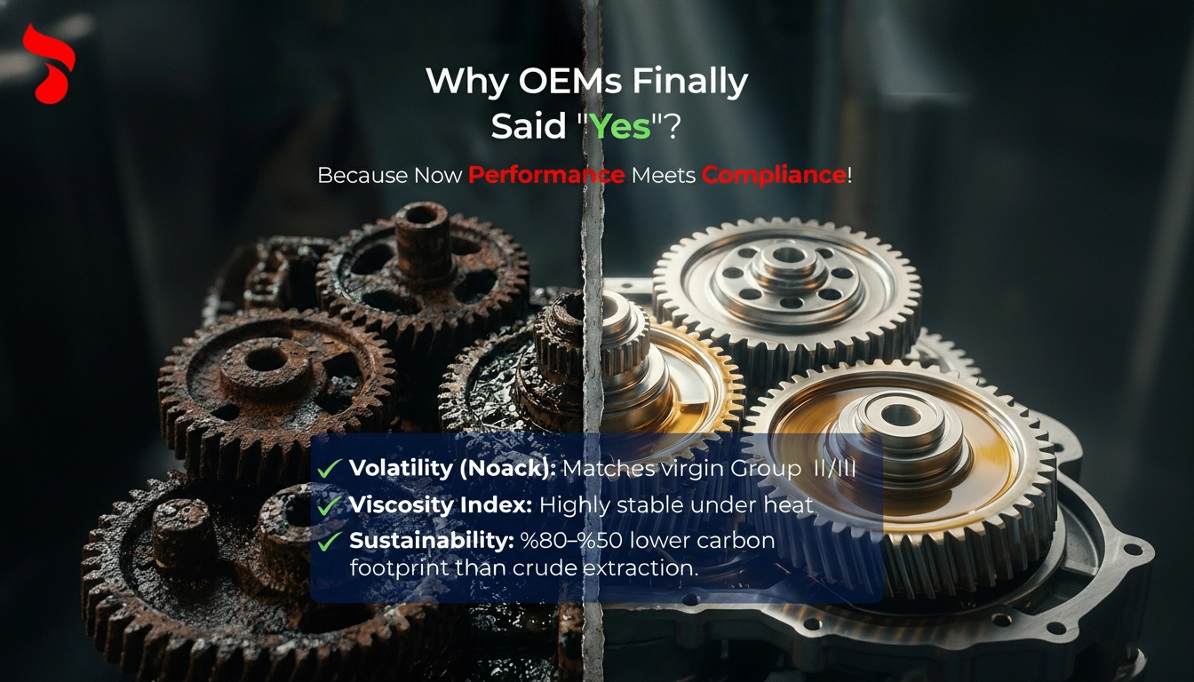OEM Approved Recycled Oil Cover