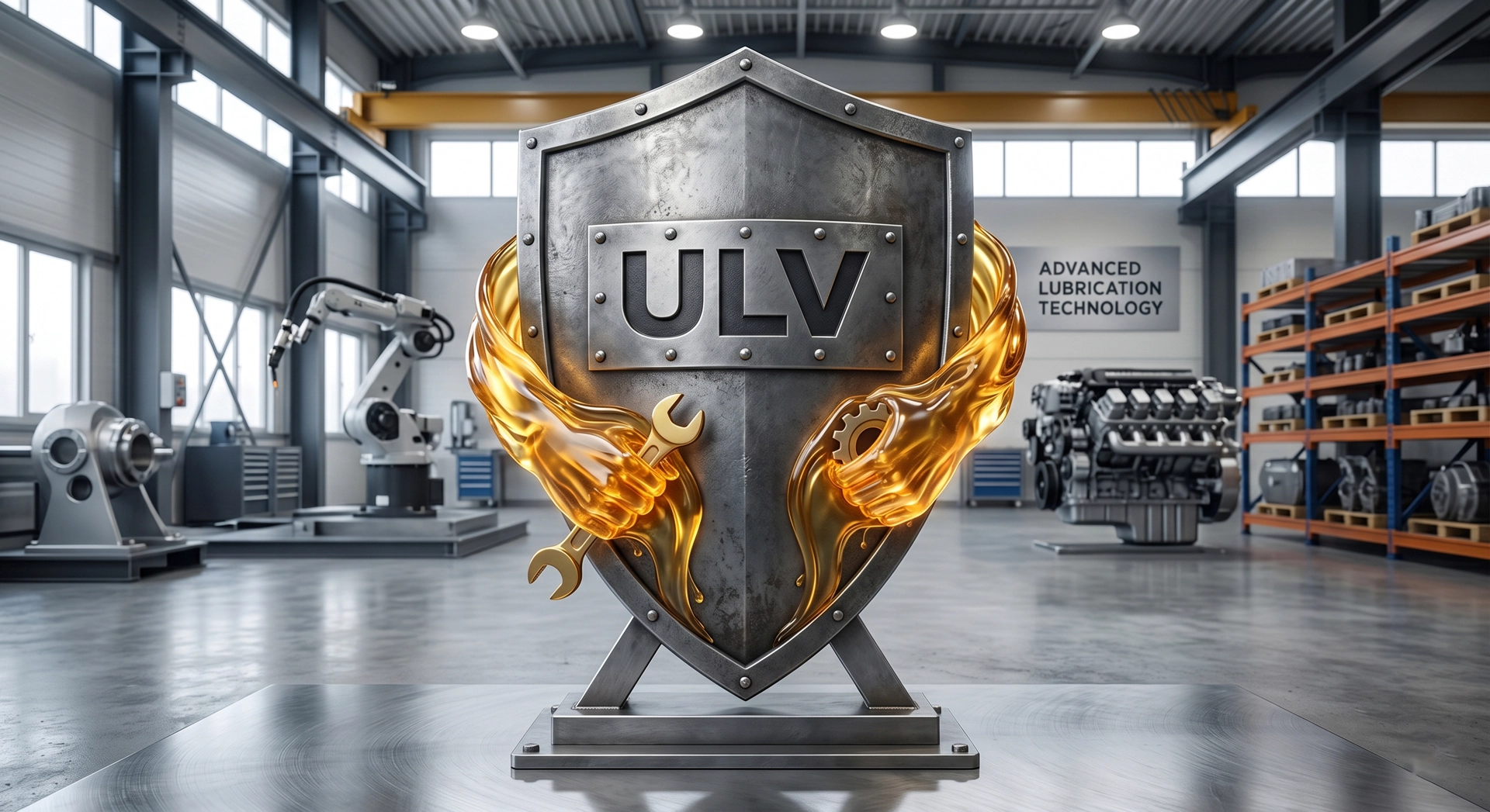 A Shield Written ULV On