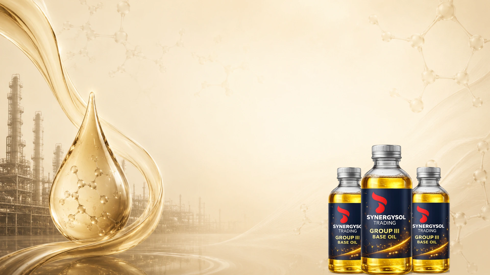 Blog Cover with Synergysol Trading Base Oil Bottles on the right