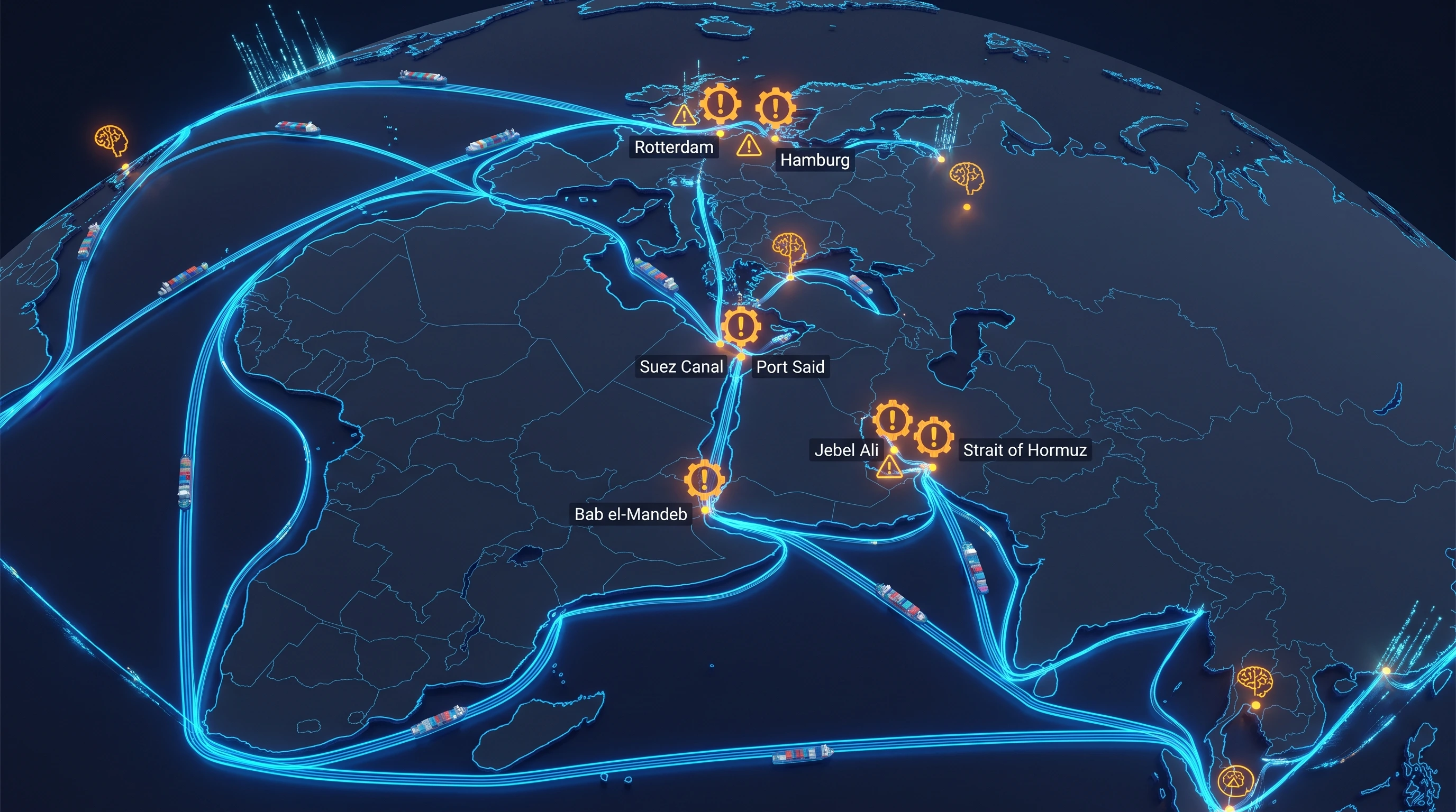 Trader monitoring real-time base oil prices on AI-powered dashboard screens in a commodity trading office
