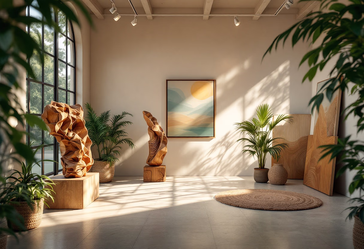 image of gallery interior (art gallery)