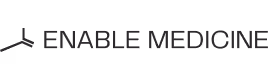 Enable Medicine logo with molecular structure icon.