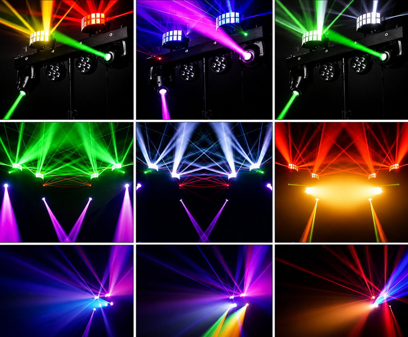 Complete partybar met 2 moving heads