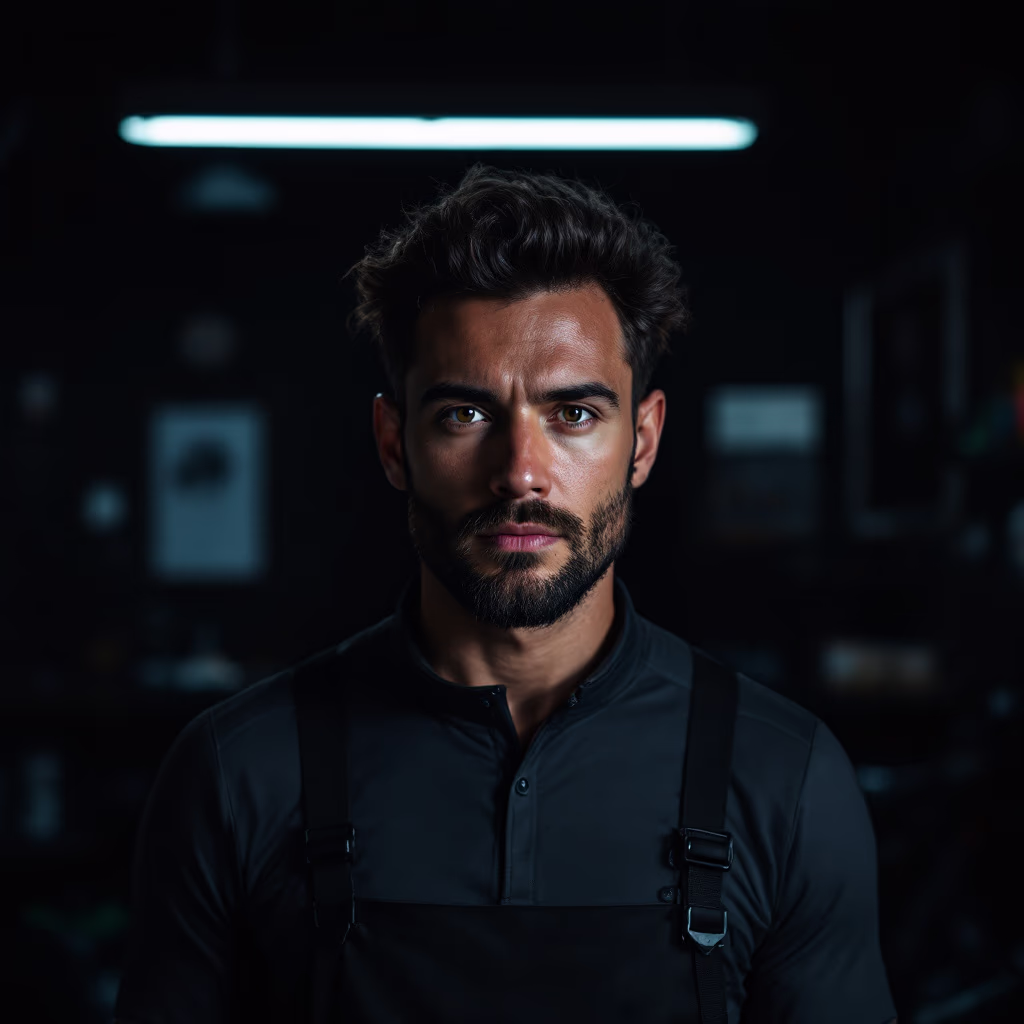 [headshot] image of customer (for a bicycle shop)