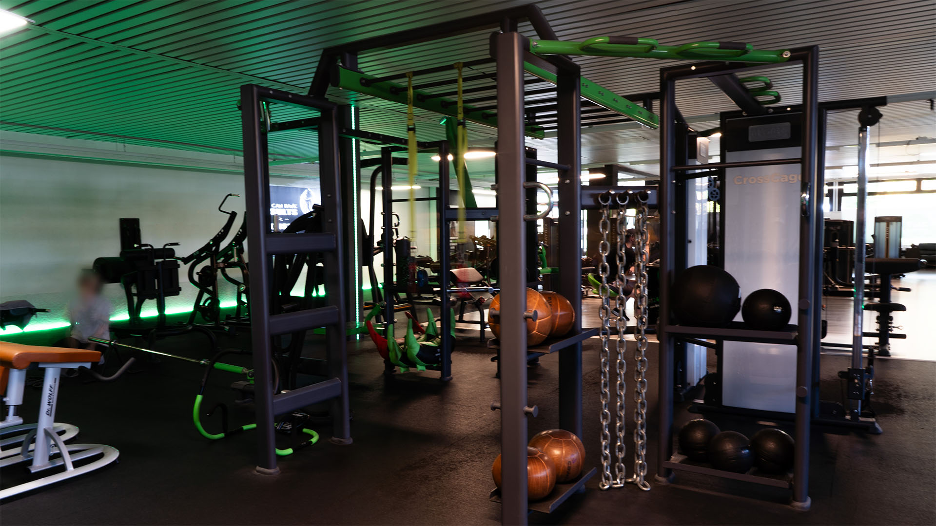 Calisthenics Area im BFit24 Fitnessstudio in Trappenkamp